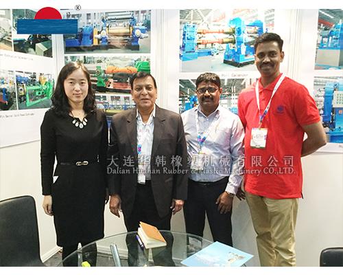 2019 印度国际橡胶及轮胎工业展览会华韩展出最新技术的密炼机等设备